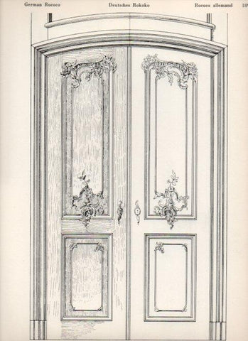 LAMINA V19546: Style Manuals: German Rococo Art. Sheet 2