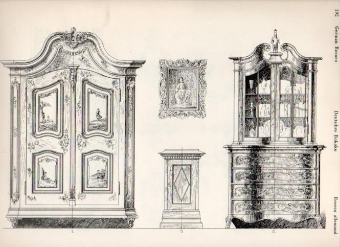 LAMINA V19547: Style Manuals: German Rococo Art. Sheet 3