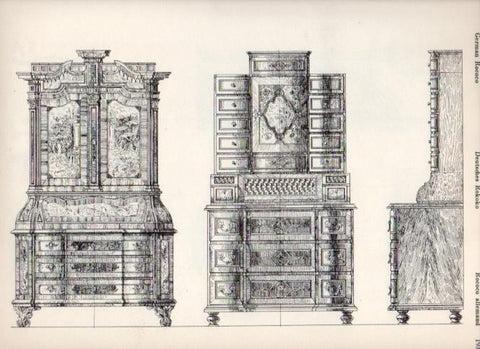 LAMINA V19548: Style Manuals: German Rococo Art. Sheet 4