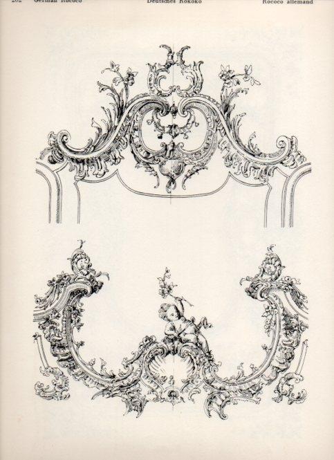 LAMINA V19552: Style Manuals: German Rococo Art. Sheet 8