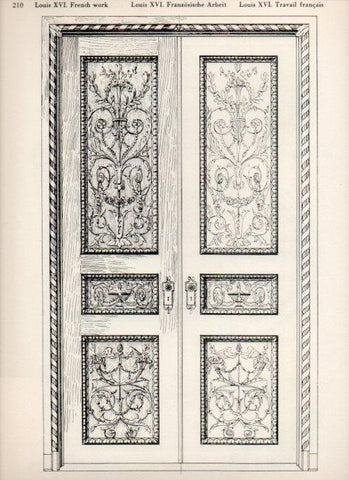 LAMINA V19556: Style Manuals: Louis XVI French Work Art. Sheet 1