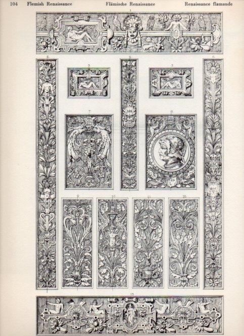 LAMINA V19503: Style Manuals: Flemish Renaissance Art. Sheet 3