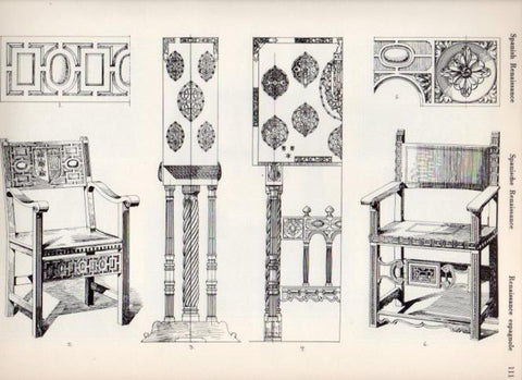 LAMINA V19507: Style Manuals: Spanish Renaissance Art. Sheet 1