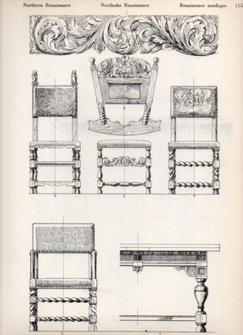 LAMINA V19509: Style Manuals: Northern Renaissance Art. Sheet 2