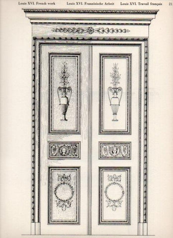 LAMINA V19557: Style Manuals: Louis XVI French Work Art. Sheet 2