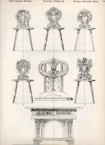 LAMINA V19526: Style Manuals: Early German Baroque Art. Sheet 3
