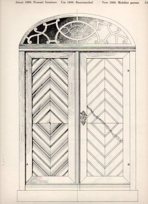 LAMINA V19572: Style Manuals: About 1800 Peasant furniture Art. Sheet 5