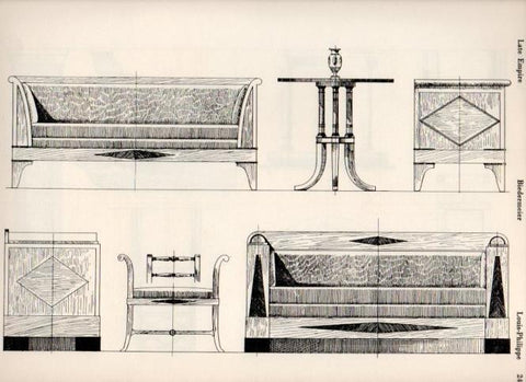LAMINA V19575: Style Manuals: Late Empire Art. Sheet 3