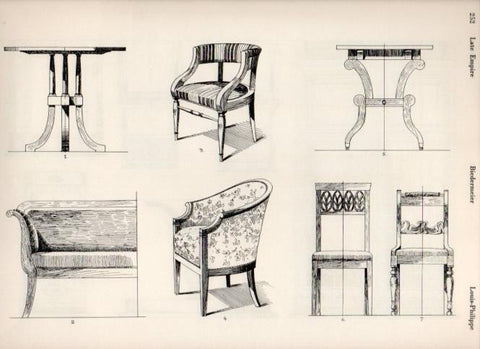 LAMINA V19577: Style Manuals: Late Empire Art. Sheet 5