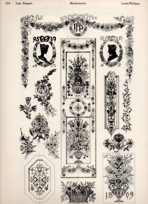 LAMINA V19578: Style Manuals: Late Empire Art. Sheet 6