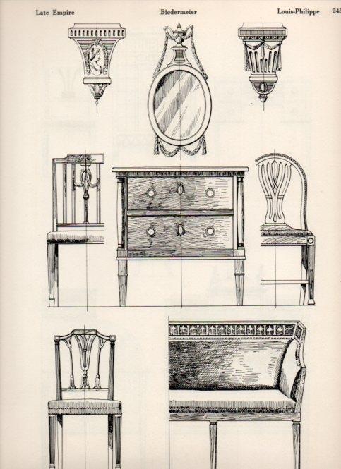 LAMINA V19574: Style Manuals: Late Empire Art. Sheet 2
