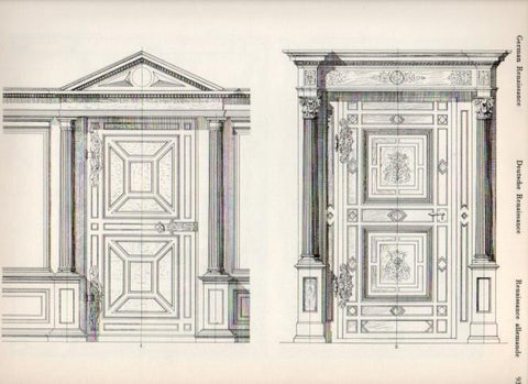 LAMINA V19498: Style Manuals: German Renaissance Art. Sheet 3