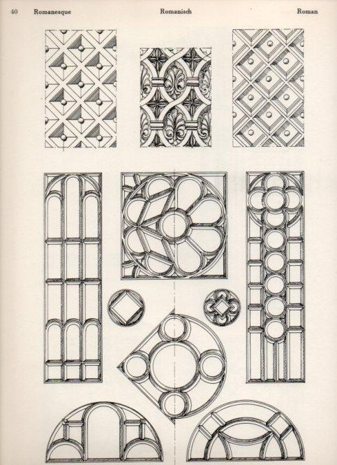 LAMINA V19471: Style Manuals: Romanesque Art. Sheet 6