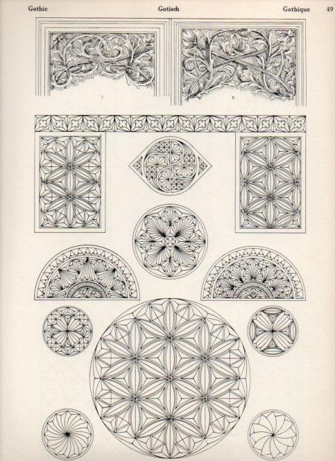 LAMINA V19476: Style Manuals: Gothic Art. Sheet 1