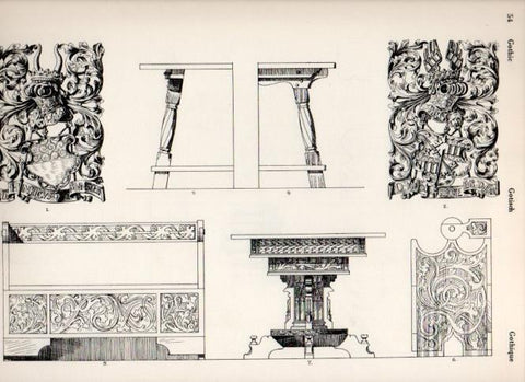 LAMINA V19478: Style Manuals: Gothic Art. Sheet 2