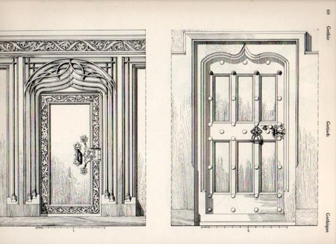 LAMINA V19481: Style Manuals: Gothic Art. Sheet 4