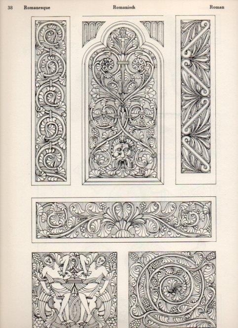 LAMINA V19470: Style Manuals: Romanesque Art. Sheet 5