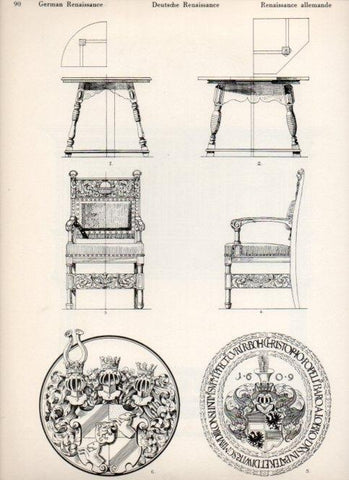 LAMINA V19496: Style Manuals: German Renaissance Art. Sheet 1