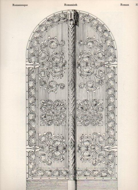 LAMINA V19468: Style Manuals: Romanesque Art. Sheet 3