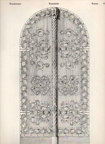 LAMINA V19468: Style Manuals: Romanesque Art. Sheet 3