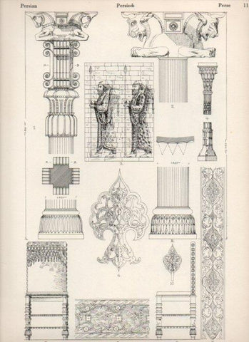 LAMINA V19457: Style Manuals: Persian Art. Sheet 1