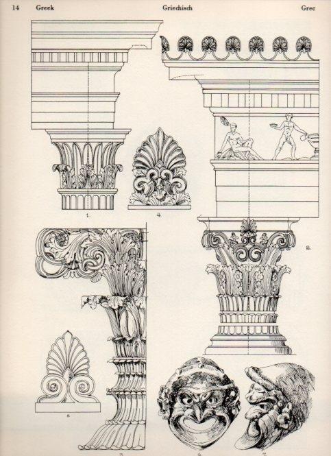 LAMINA V19458: Style Manuals: Greek Art. Sheet 1