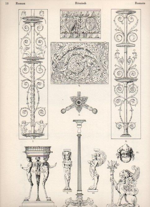 LAMINA V19460: Style Manuals: Roman Art. Sheet 1