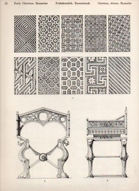 LAMINA V19462: Style Manuals: Early Christian. Byzantine Art. Sheet 1