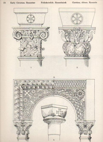 LAMINA V19463: Style Manuals: Early Christian. Byzantine Art. Sheet 2