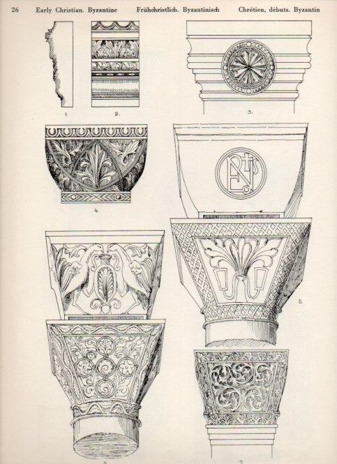 LAMINA V19464: Style Manuals: Early Christian. Byzantine Art. Sheet 3