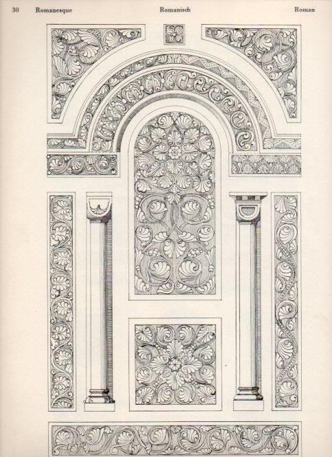 LAMINA V19466: Style Manuals: Romanesque Art. Sheet 1
