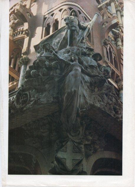 LAMINA V19860: Mosaic façana del Palau de la Musica de Barcelona