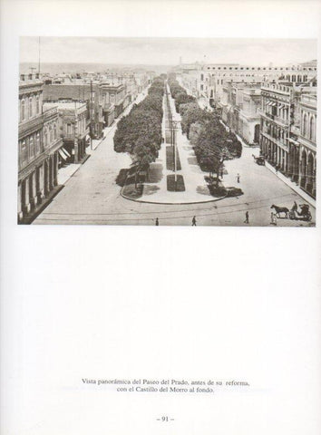 LAMINA V19926: La Habana. Vista panoramica del Paseo del Prado