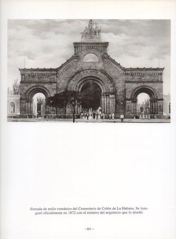 LAMINA V19922: La Habana. Entrada del Cementerio de Colon