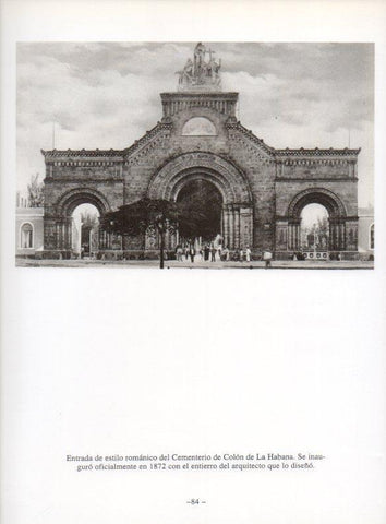 LAMINA V19922: La Habana. Entrada del Cementerio de Colon