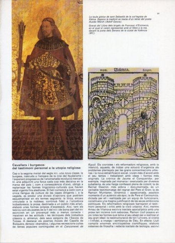 LAMINA V19871: Taula gotica de sant Sebastia col.legiata de Xativa