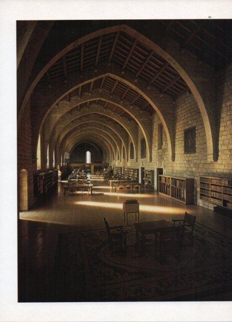 LAMINA V19869: Nau de l'antic Hospital de la Santa Creu de Barcelona