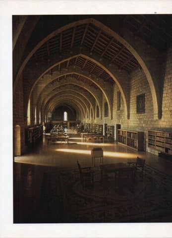LAMINA V19869: Nau de l'antic Hospital de la Santa Creu de Barcelona