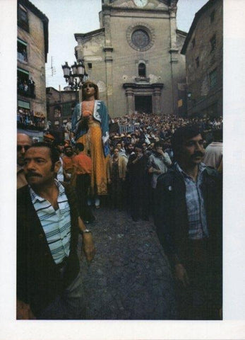 LAMINA V19864: La geganta de Berga a la festa de la Patum