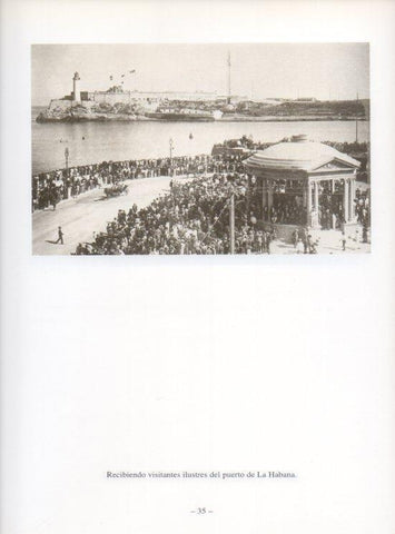 LAMINA V19898: Recibiendo visitantes del puerto de La Habana