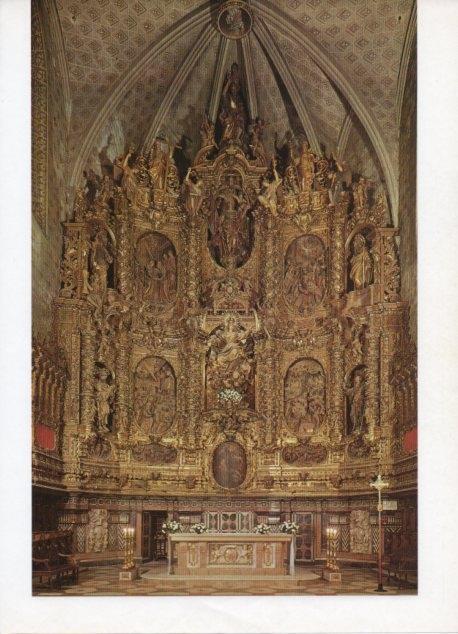 LAMINA V19886: Retaule de l'altar de l'esglesia d'Arenys de Mar, Barcelona