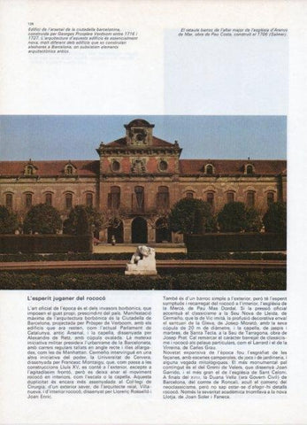 LAMINA V19885: Edifici de l'arsenal de la ciutadella barcelonina