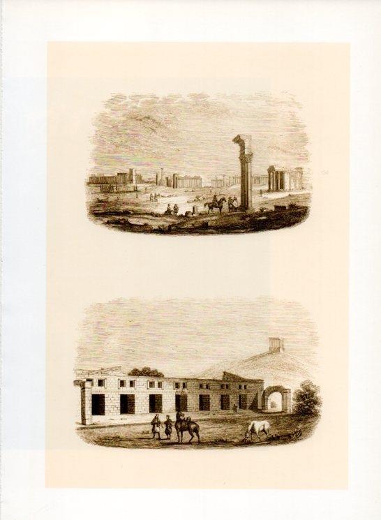 LAMINA V20004: Palmira y Granero Romano grabados por Duverger