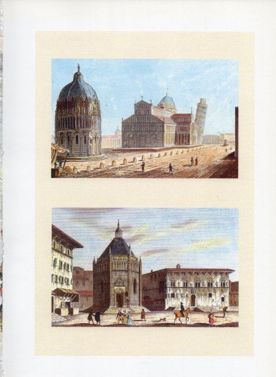 LAMINA V19975: Pisa grabados por Lemaitre siglo XIX