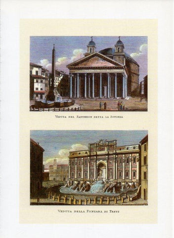 LAMINA V19959: Roma grabado por G. Antonelli siglo XIX