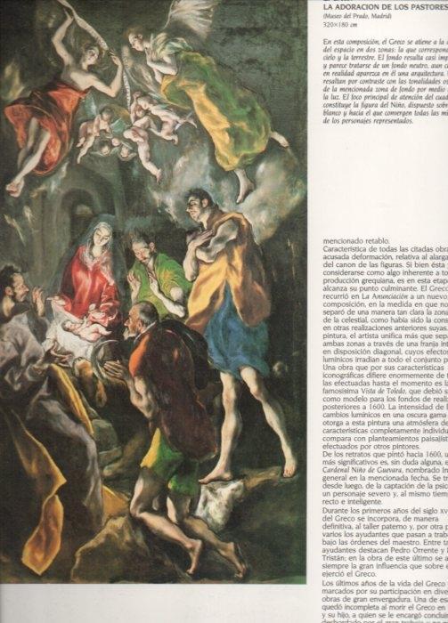 LAMINA V20474: La adoracion de los pastores por El Greco