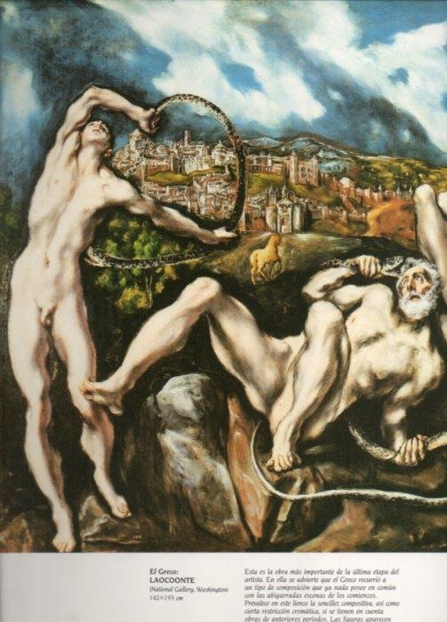LAMINA V20473: Laocoonte por El Greco