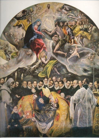 LAMINA V20471: El entierro del Conde Orgaz por El Greco