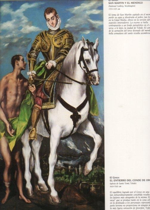 LAMINA V20470: San Martin y el mendigo por El Greco