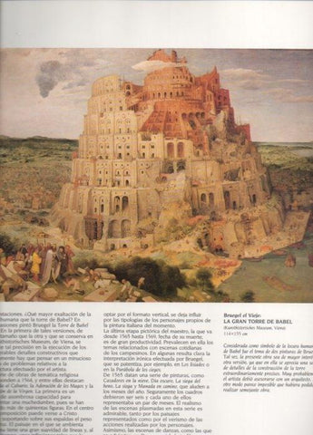 LAMINA V20462: La gran torre de Babel por Bruegel el Viejo